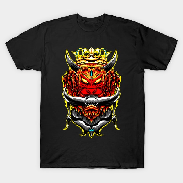 Red Lions T-Shirt by zwolfio
